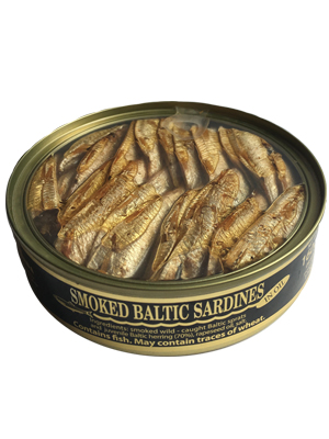 Smoked sardines in oil, 160g, 36/box
